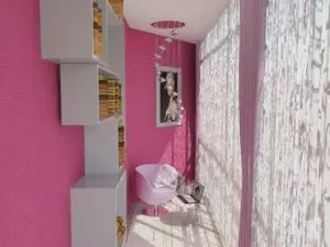 Παιδικό δωμάτιο σε Loggia και μπαλκόνι