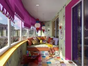 Детска стая за лоджия и балкон