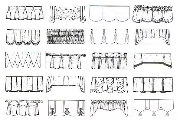 Како да се шие завеси со ламбрекини: Совети и трикови