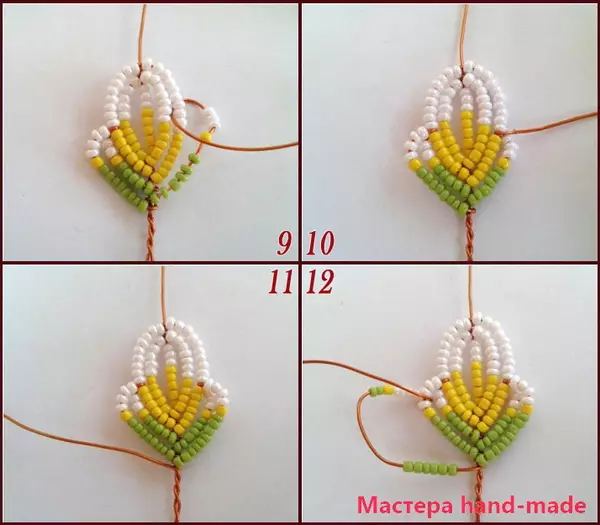 Bead orchids: Weaving schemes for beginners with photos and video