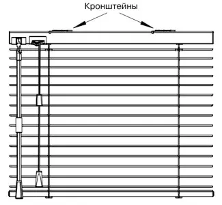 Instrukcijas Horizontālās žalūzijas: montāža un uzstādīšana