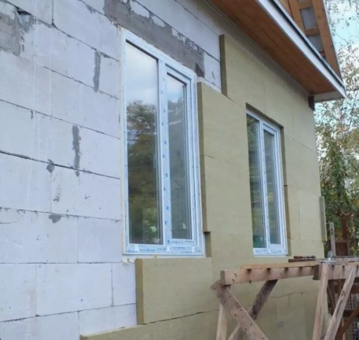 Što i kako izolirati kuću aeriranog betona vani