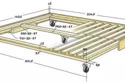 ¿Cómo hacer un podio con una cama dibujada con tus propias manos?