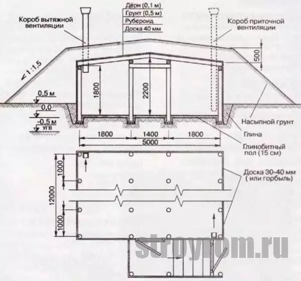 Bulk Cellar nrog lawv tus kheej tes