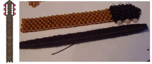 Meisterklasse auf Perlengitarre: Weaving-Schema für Anfänger