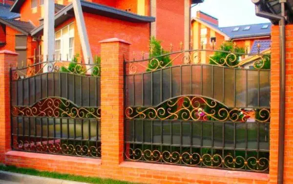 Pagar palsu (pagar) untuk rumah persendirian - pilih gaya anda