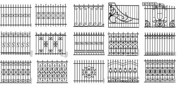 Kovani ograde (ograde) za privatne kuće - odaberite svoj stil