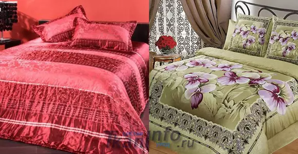 Vải cho trải giường: Jacquard, lanh, lụa, nhung