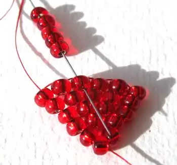 Little heart hand from beads with photos and videos