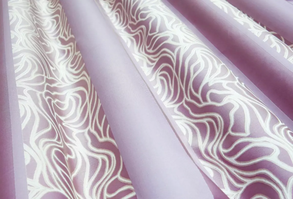 淡紫色窗簾：柔情和風格恩典的結合