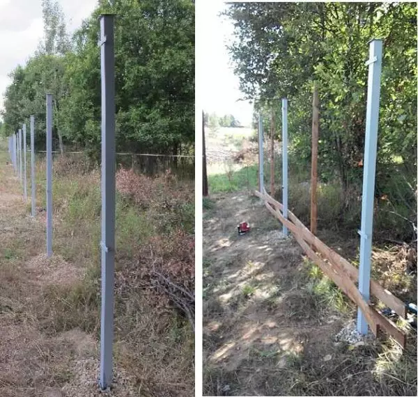 木の塀を作る方法：ステップバイステップの説明（3写真レポート）