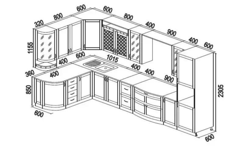 What you need to do to create a kitchen drawing