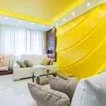 Kombinácia žltej v interiéri