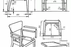 Krzesła ze sklejki: technologie produkcyjne