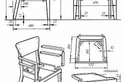 Sillas de madera contrachapada: tecnologías de fabricación