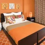 Orange farve i interiøret