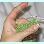 Processamento do pescoço de produtos de malha com agulhas de tricô: Master Class com vídeo