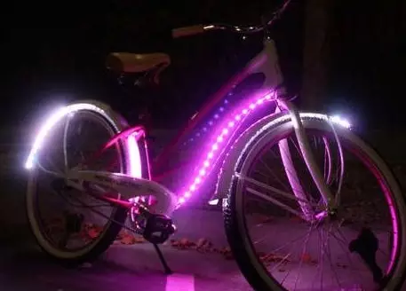 Ribbon LED Backlight Sepeda Lakukan sendiri