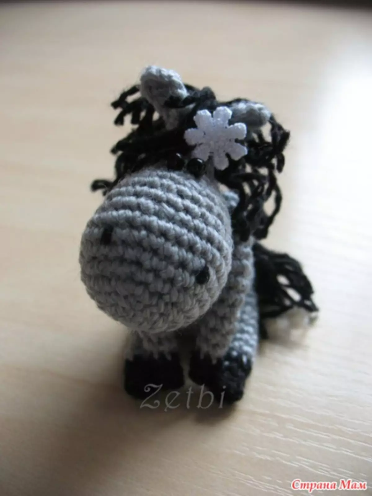 Crochet Horse: სქემა და აღწერა აფრიკის ნახაზი საწყისი მოტივები