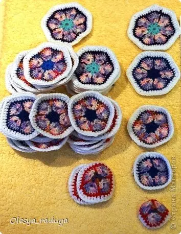 Crochet At: motivlərdən Afrika rəsminin sxemi və təsviri