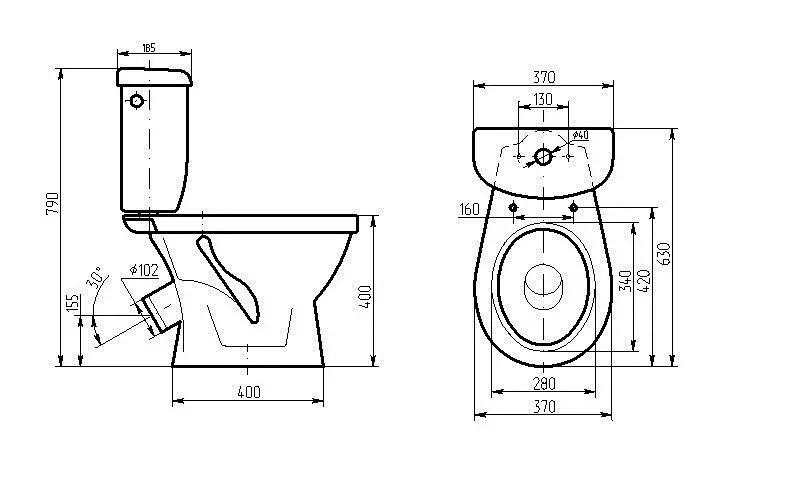 ارتفاع المرحاض الكلمة: معايير التركيب وأنواعها