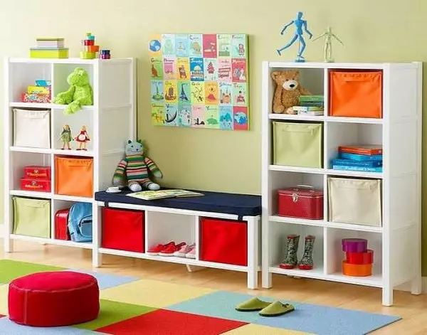 Children's toy storage systems