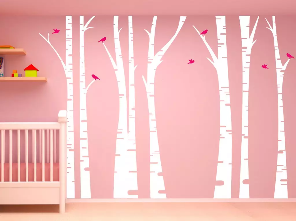 Schablonen für Wände im Kinderzimmer