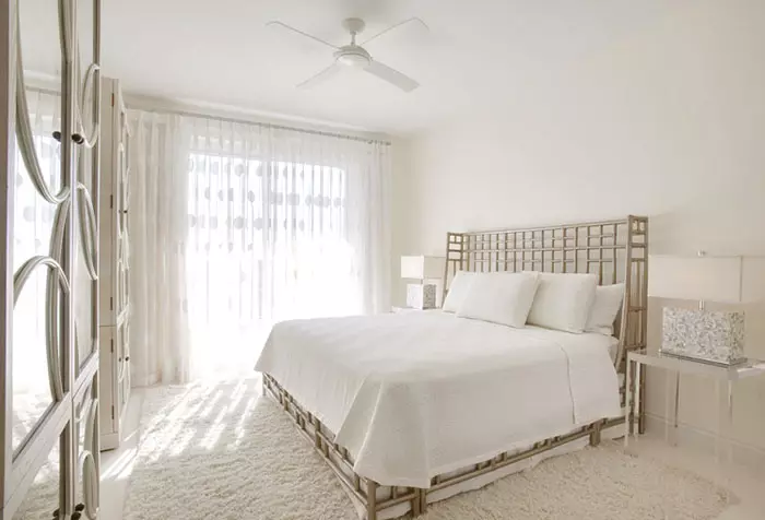 內飾的白色窗簾：哪個房間適合，如何結合
