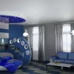 Niebieski pokój dzienny