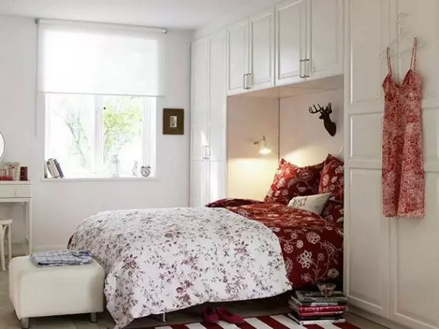 एक लहान बेडरूमचा अंतर्गत 6-10 चौरस मीटर. (42 फोटो)
