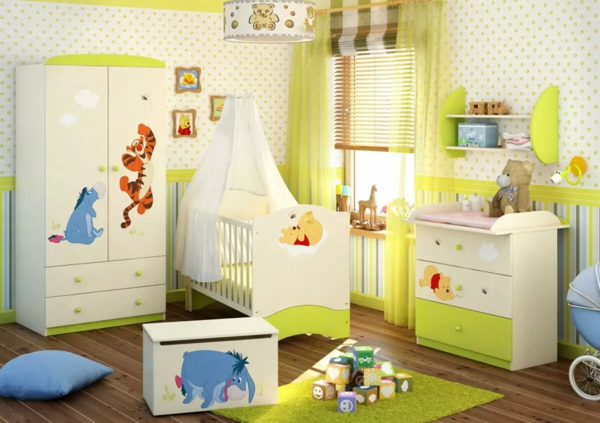 داخلی اتاق کودکان برای بچه
