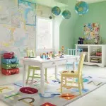 Интериор на детската стая за дете
