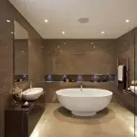 આધુનિક શૈલીમાં બાથરૂમ ડિઝાઇન