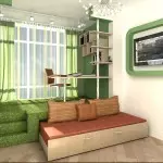 Ložnice a obývací pokoj v jedné místnosti: zónování a dekorace (+36 fotky)