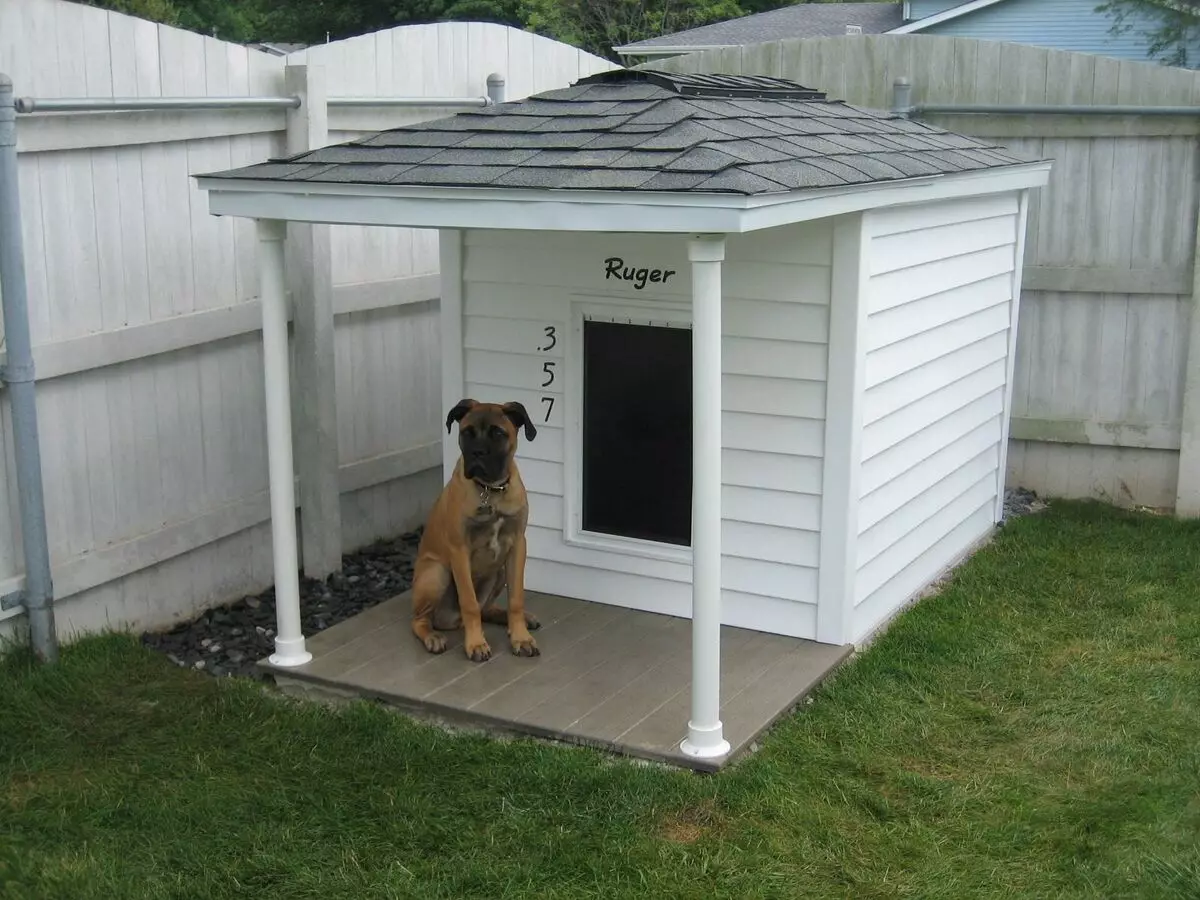 Booth for dogs at the nursery site [5 interesting ideas]