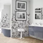 Desain dinding spektakuler dengan bingkai foto