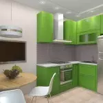 Küpsetamine rohelistes värvides: kompositsioon ja toonid