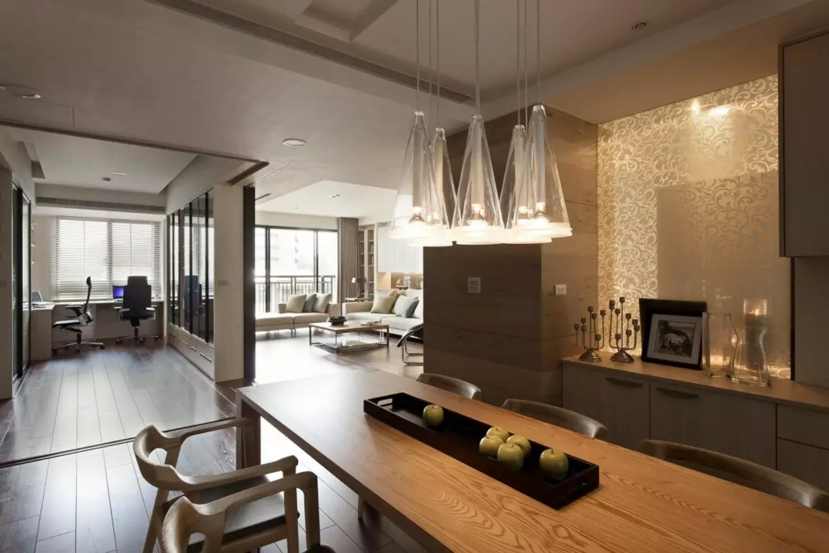 Design de apartamente studio în stil de mediu