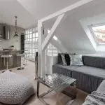 Studio leilighet design på loftet