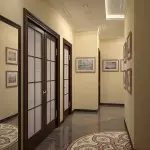 Interiør af en lang korridor - Planlægning af smal plads