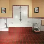 Tile de decoración no baño