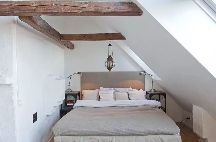 Dormitori Idees interiors a casa de fusta (26 fotos)