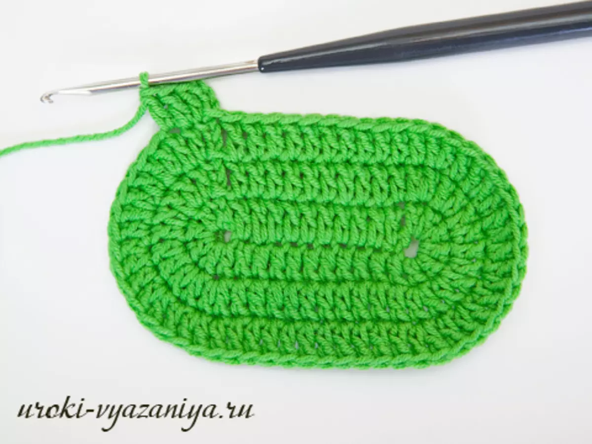 Başlayanlar üçün sxem oval Crochet: video ilə ətraflı təsvir