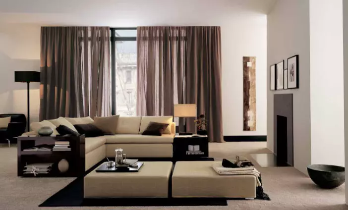 Oblikovalski nasveti: Kako razširiti sobo z enobarvno zaveso
