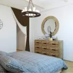 Narrow bedroom: design, layout options