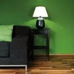 Grön inredning av lägenheter