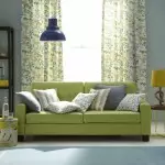 Groen interieur van appartementen