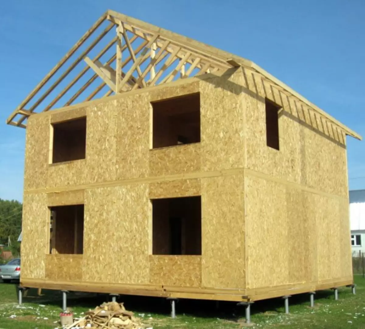 Kuća sa OSB panela: Prednosti okvira zgrada