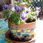 Dekorasi pot untuk bunga melakukannya sendiri