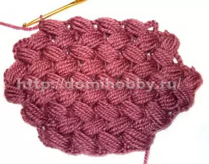 Volmetric Crochet Scchet: atụmatụ na foto na vidiyo